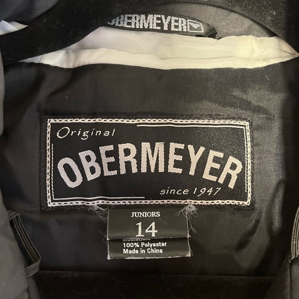 Obermeyer Cherokee Yellow Ski Jacket/Coat size juniors 14 - Picture 3 of 9